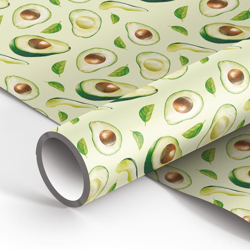 Упаковочная бумага глянц. 70*100см, MESHU "Avocado", 90г/м2 MS_46411