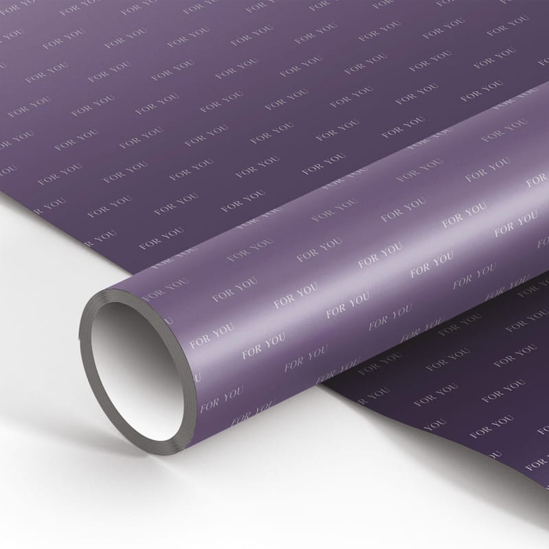 Упаковочная бумага глянц. 70*100см, MESHU "Duotone. Purple gradient", 90г/м2 MS_46404