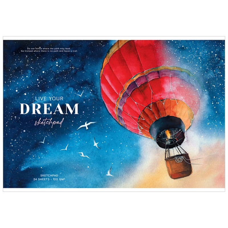 Альбом для рисования 24л., А4, на скрепке Greenwich Line "Dream above", 120г/м2 PS24s-36907