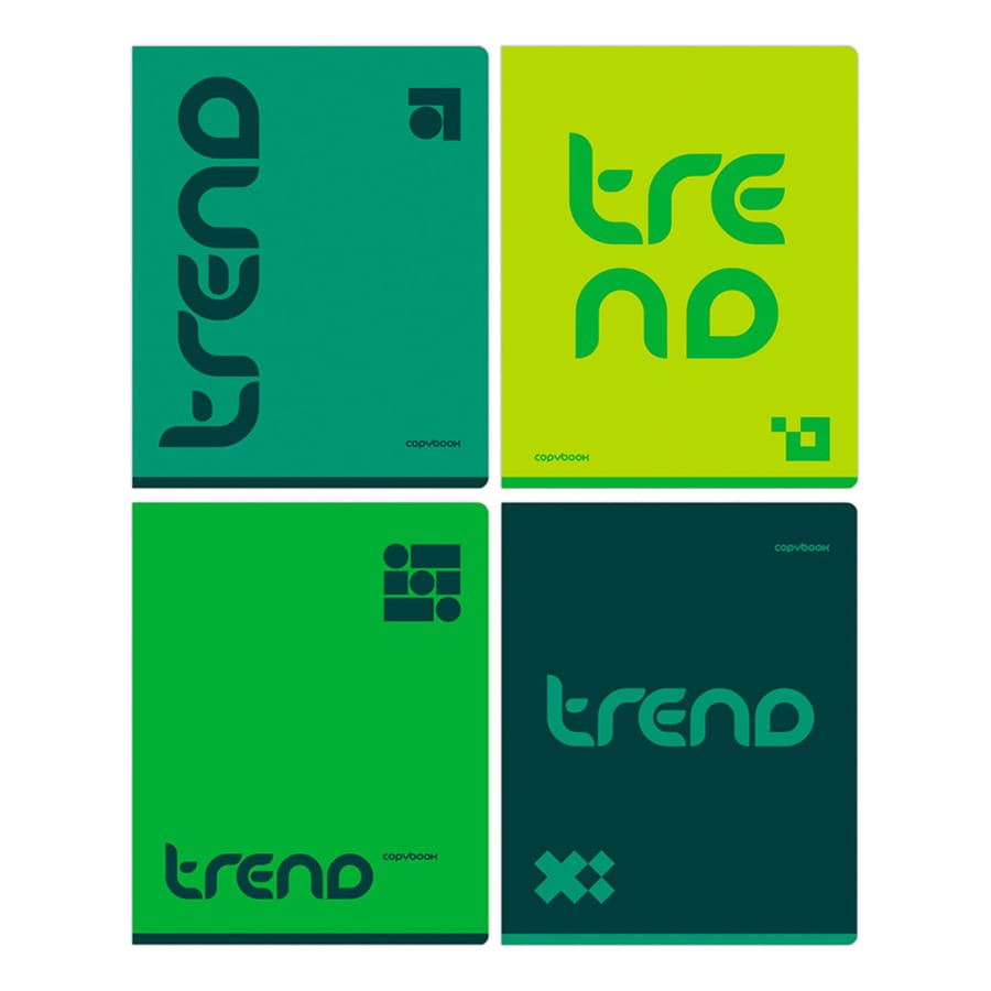Тетрадь 48л., А5, клетка BG "Monocolor. Green trend" Т5ск48 11028