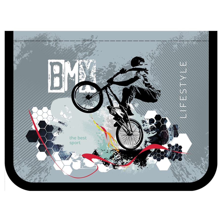 Пенал 1 отделение, 190*130 ArtSpace "BMX", ткань ПТ1_49672