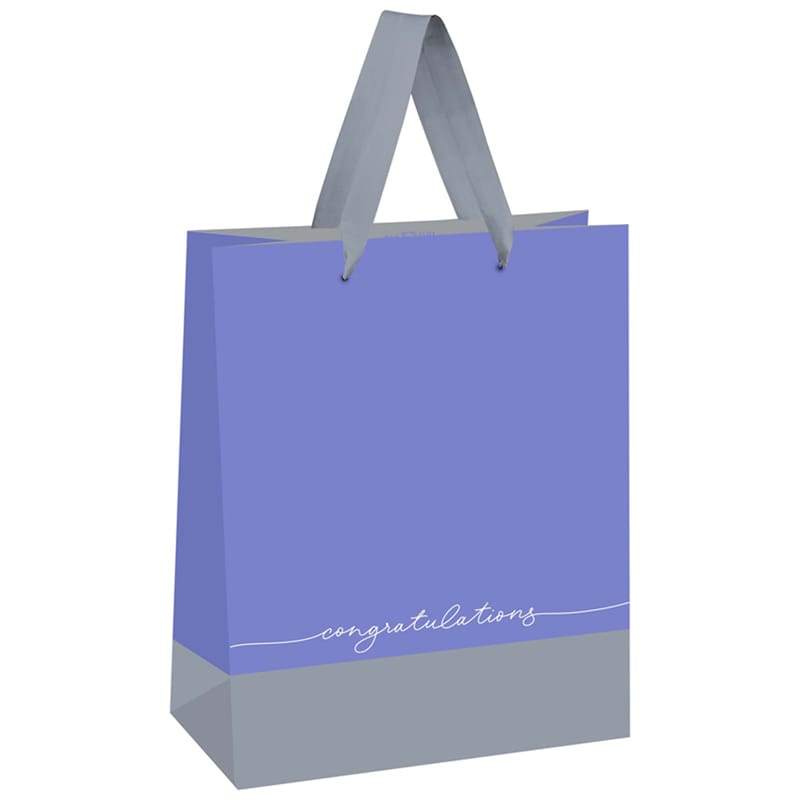 Пакет подарочный 18*23*10см MESHU "Duotone. Gray-lavender", MS_45746