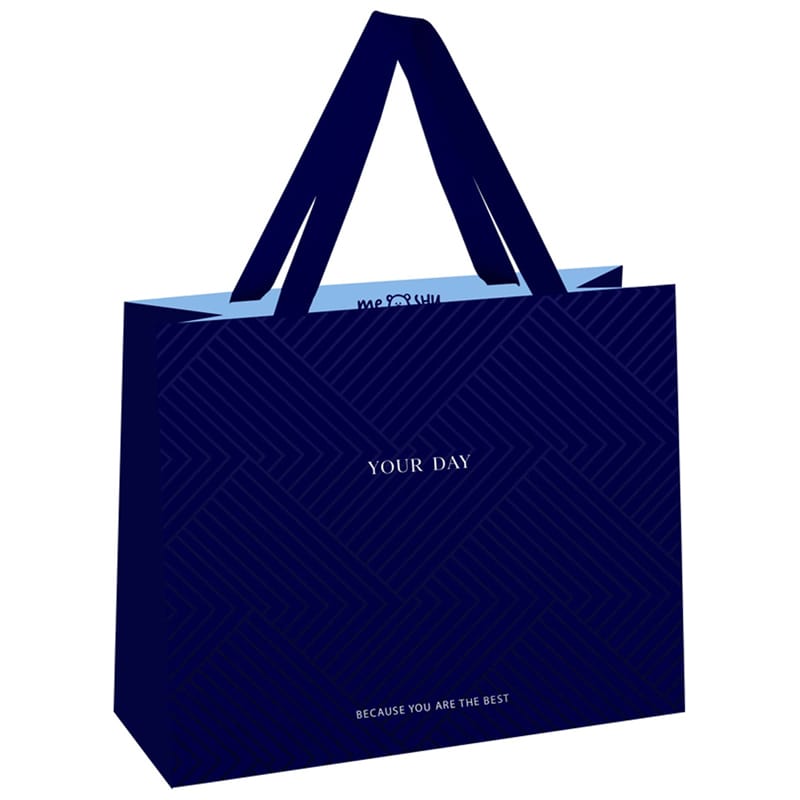 Пакет подарочный 23*18*10см MESHU "Indigo Hills",  MS_45804