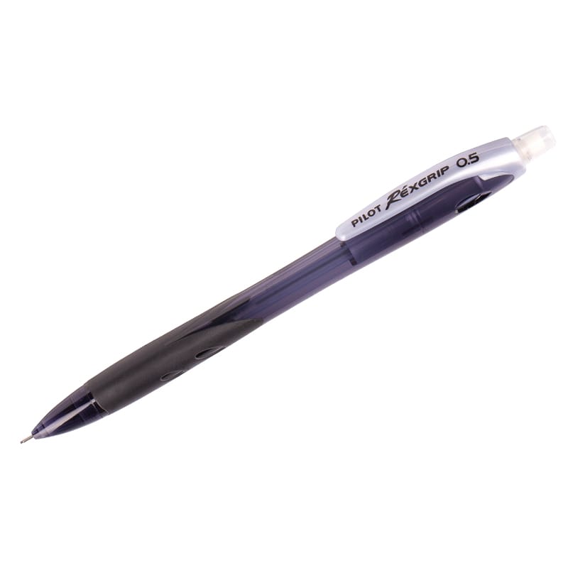 Карандаш механический Pilot "Rexgrip" 0,5мм, с ластиком, черный корпус H-105-B