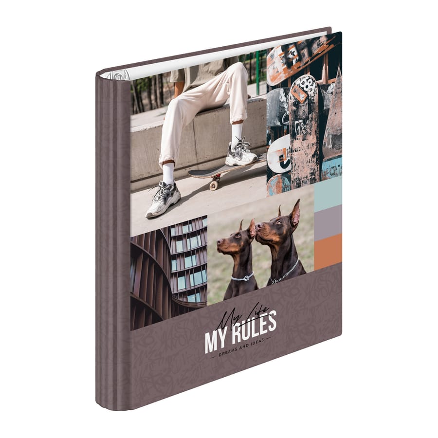 Тетрадь на кольцах А5, 120л., 7БЦ, ArtSpace "Увлечения. My rules", гл/ лам. ТК120_45952