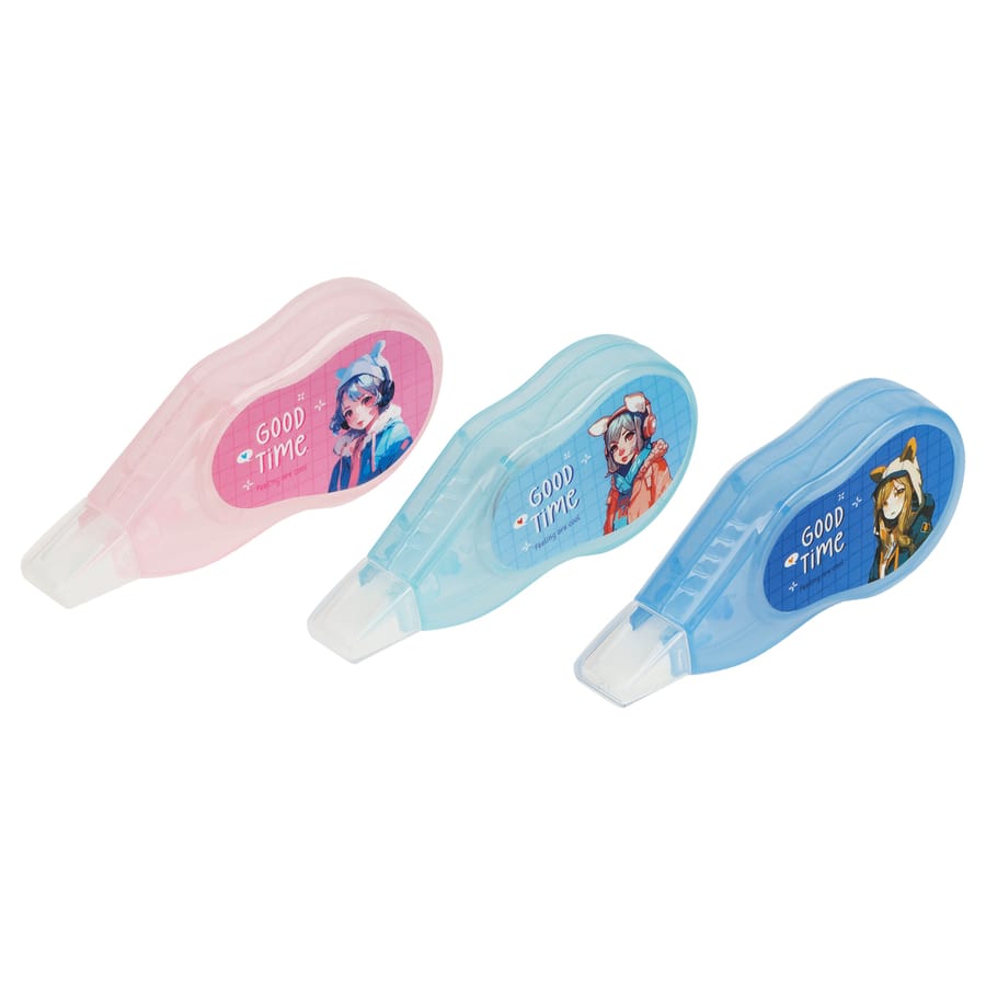 Корректирующая лента MESHU "Kawaii", 5мм*3м, дисплей-бокс, ассорти MS_54221