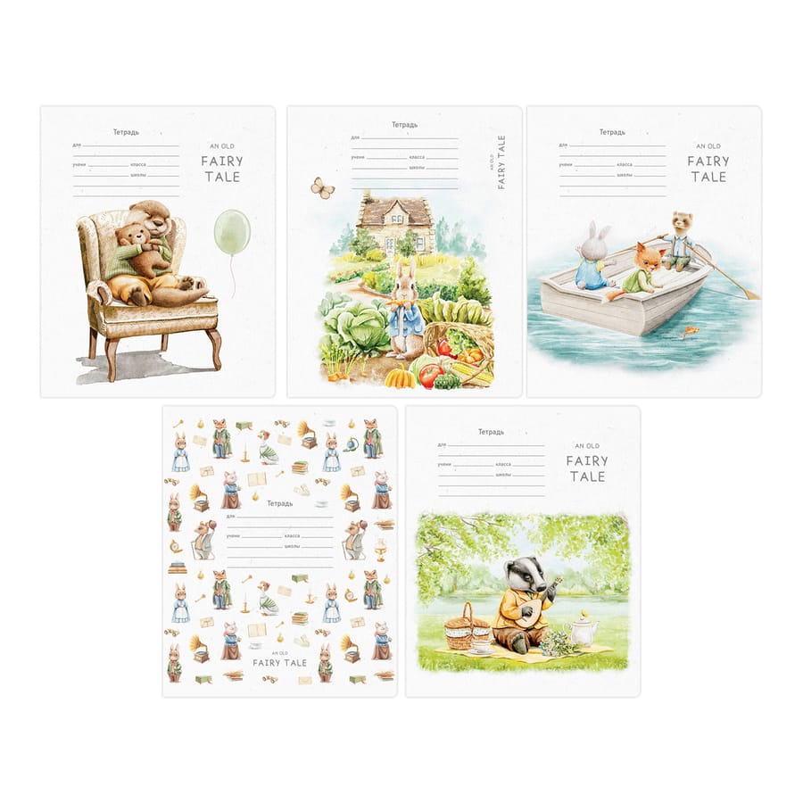 Тетрадь 12л., клетка BG "Fairy tale" Т5ск12 12032