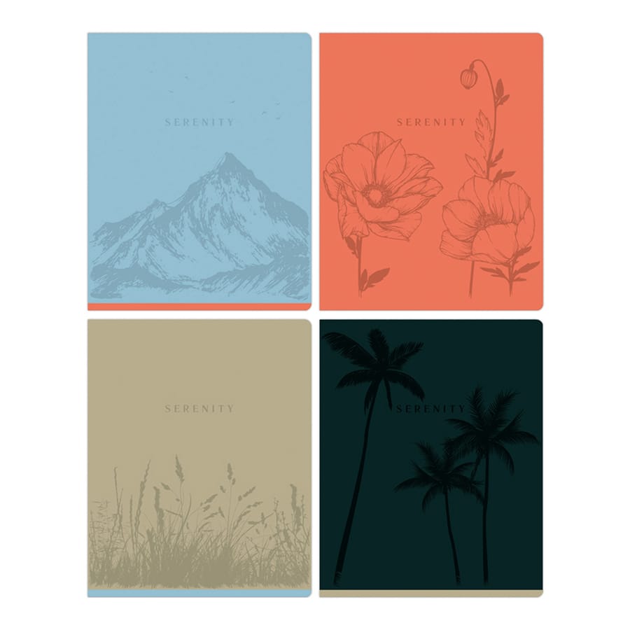 Тетрадь 48л., А5, клетка BG "Monocolor. Serenity", выб. лак Т5ск48_вл 11030