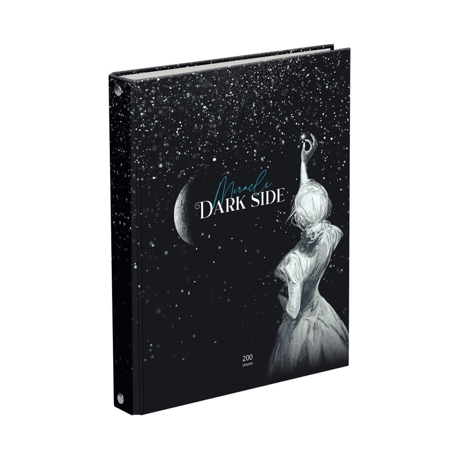 Тетрадь на кольцах А5, 200л., BG "Dark miracle", 4 цвет. блок, глянц. ламинация ТТ5к200_лг 11378