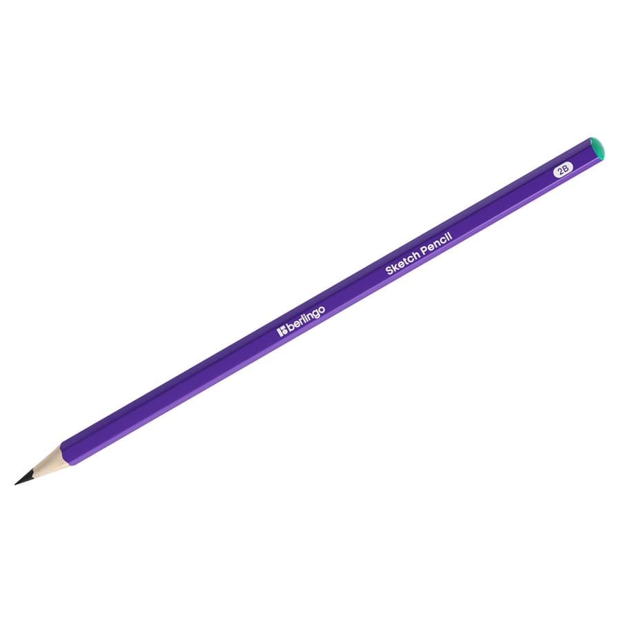 Карандаш ч/г Berlingo "Sketch Pencil" 2B, шестигранный, заточен. SP12012
