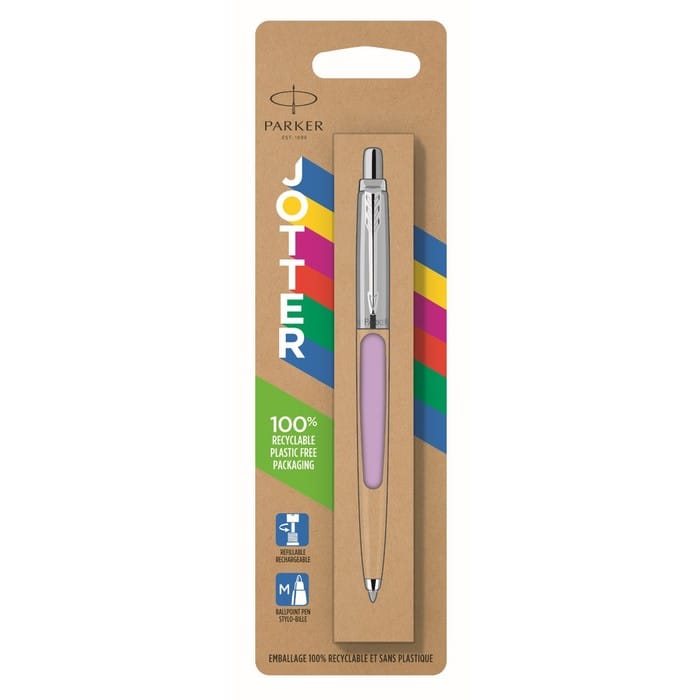 Ручка шариков. Parker Jotter Originals Lilac CT 2567C (2123468) M чернила син. Блистер 1913639