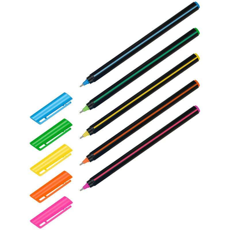 Ручка шариковая Luxor "Stick Soft Touch" синяя, 0,7мм, корпус ассорти 19700/12BX