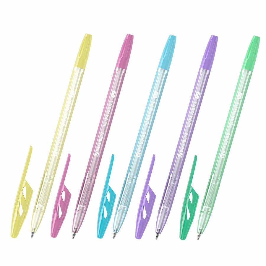 Ручка шариковая BRAUBERG "ULTRA PASTEL", СИНЯЯ, 0,7мм,ГЕРМАНИЯ,наконечник ШВЕЙЦАРИЯ, 143568
