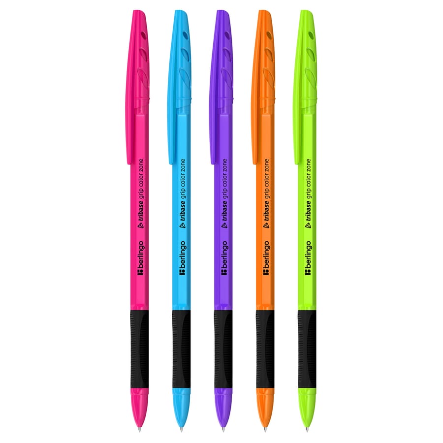 Ручка шар, "Tribase grip color zone", синяя, 0,7мм, 70967