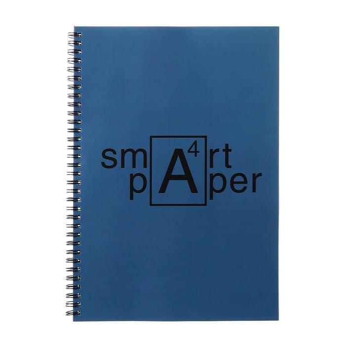 Тетрадь А4, евроспираль, 80 лист, "SMART Papper №1", клетка, 4804951
