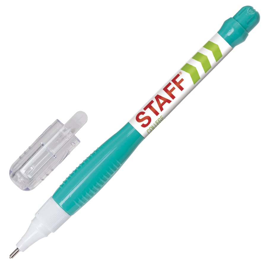 Ручка корректор, "STAFF", "College", 6мм, маталл. наконечник, 225213