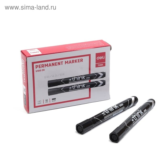 Маркер перманентный Deli. 120