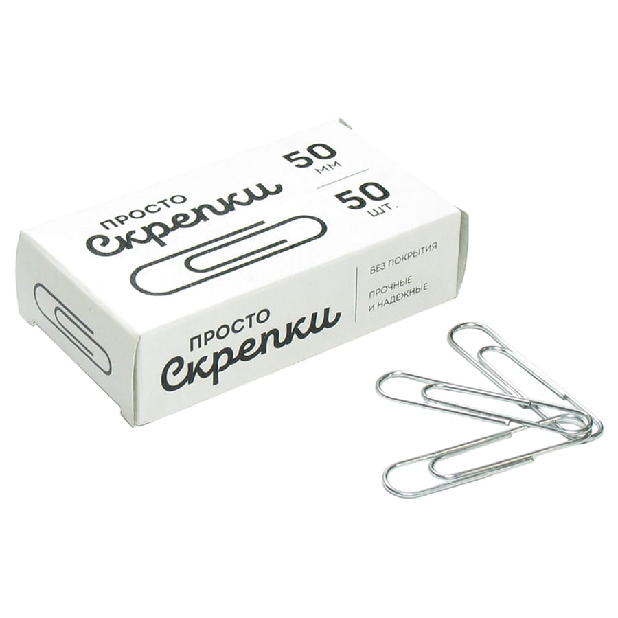 Скрепки 50мм Globus 50шт C-50