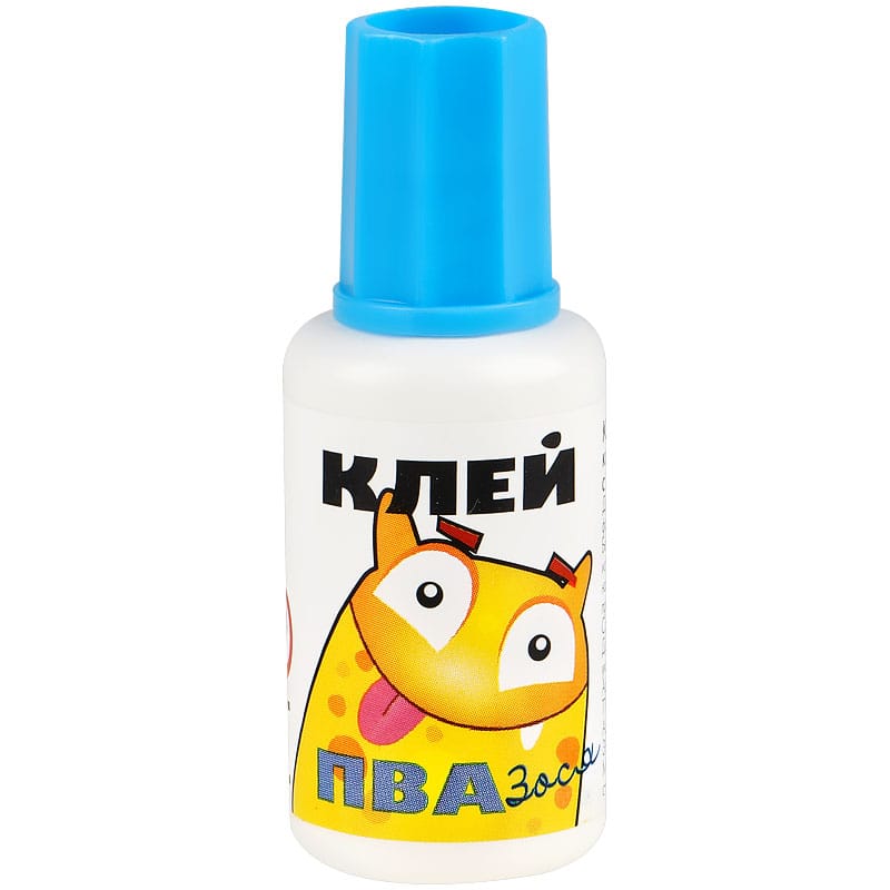Клей ПВА с кисточкой Гамма Тося, Бося, Зося 20гр
