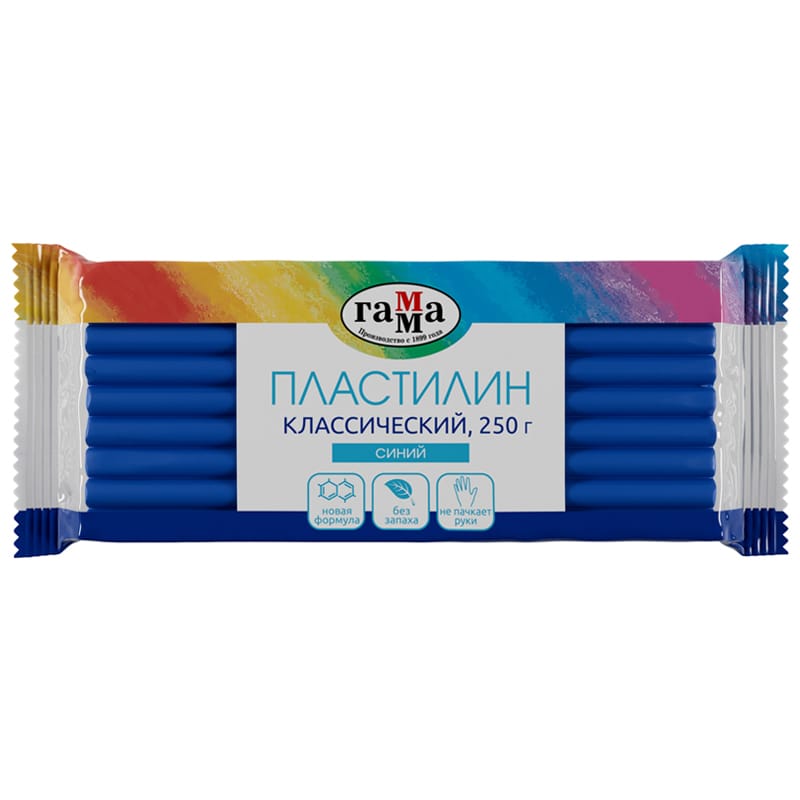 Пластилин Классический Синий 250гр