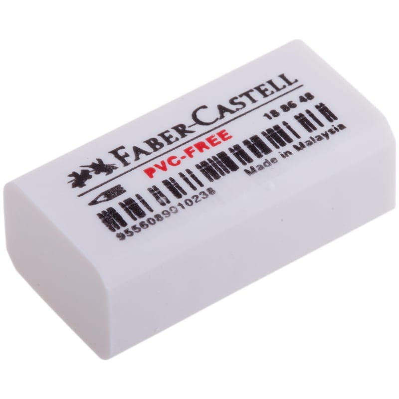 Ластик Faber-Castell Dust PVC-free прямоугольный 31*16*11мм 188648