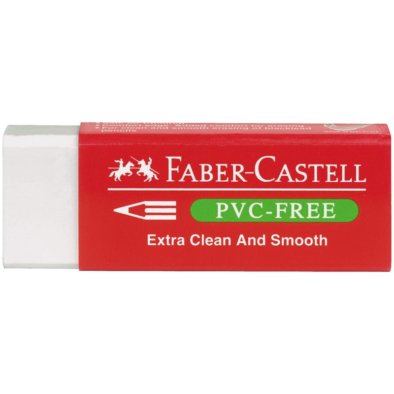 Ластик Faber-Castell Dust PVC-free прямоугольный 63*22*11мм 189520