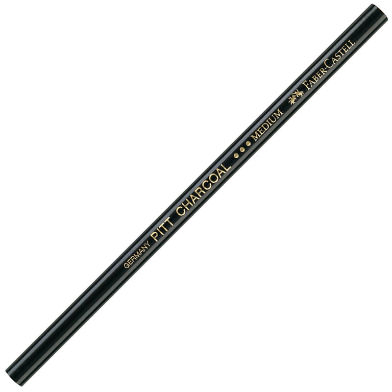 Угольный карандаш Faber-Castell Pitt средний 117400