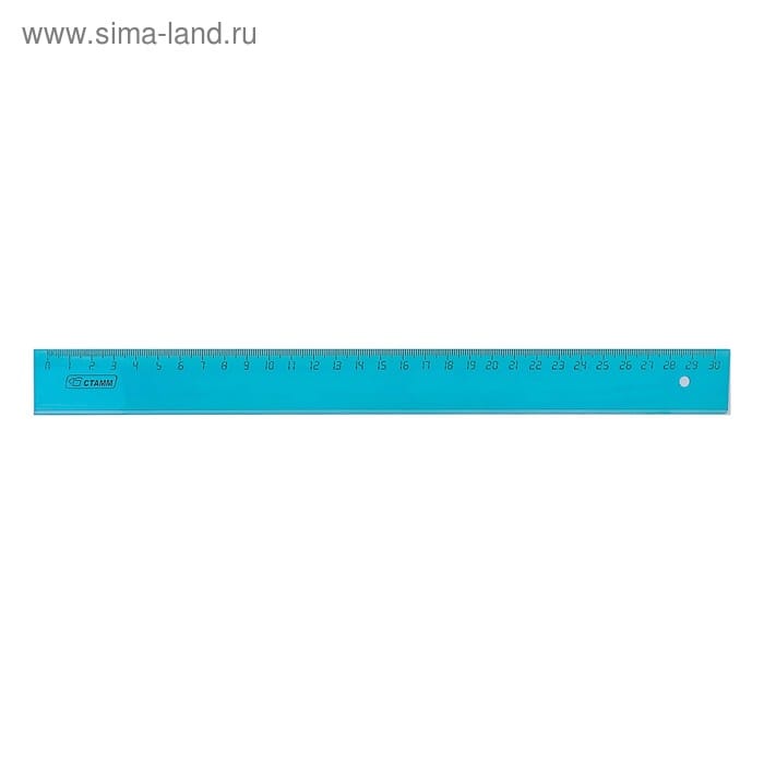 Линейка прозр 30см тонир ЛН37