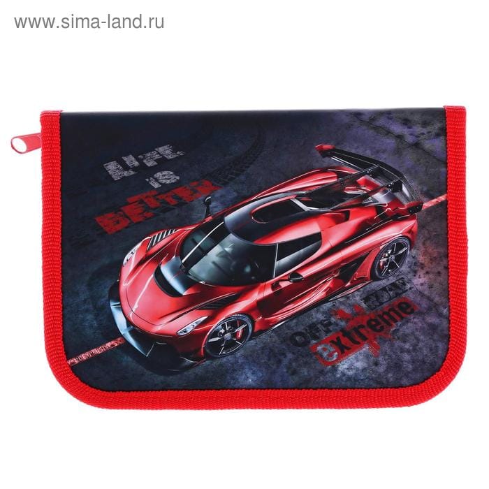 Пенал 1сек130*190 ПКК-04-6 Красная машина 62436 4867543