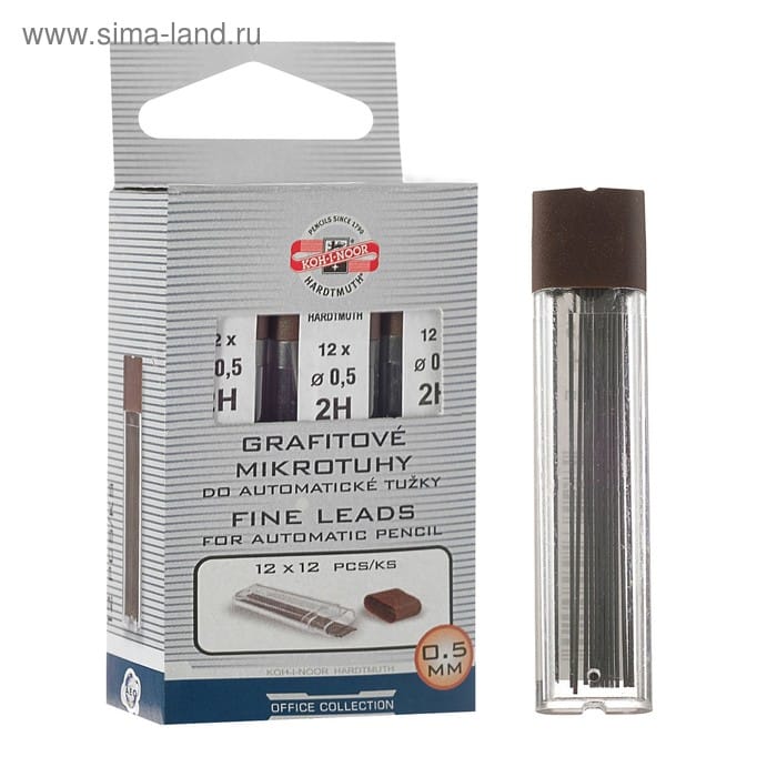 Грифель K-I-N для мех/каранд 0,5мм 4152 2Н 12шт 2474601