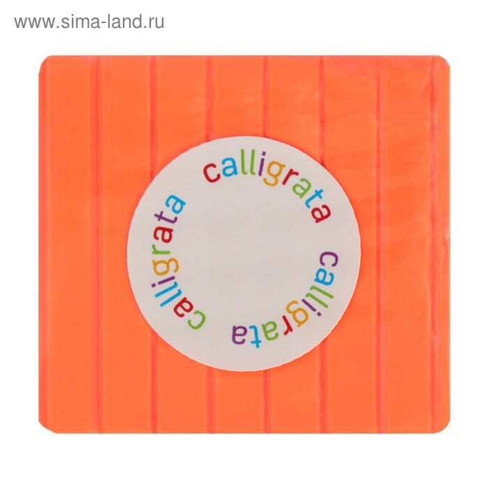 Полимерная глина 50гр "Calligrata" Флюор Персиковый SH-64 1301078