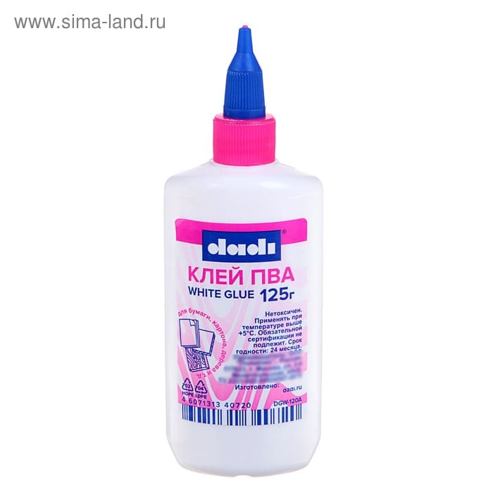 Клей ПВА 125г DADI с дозатором   4523215