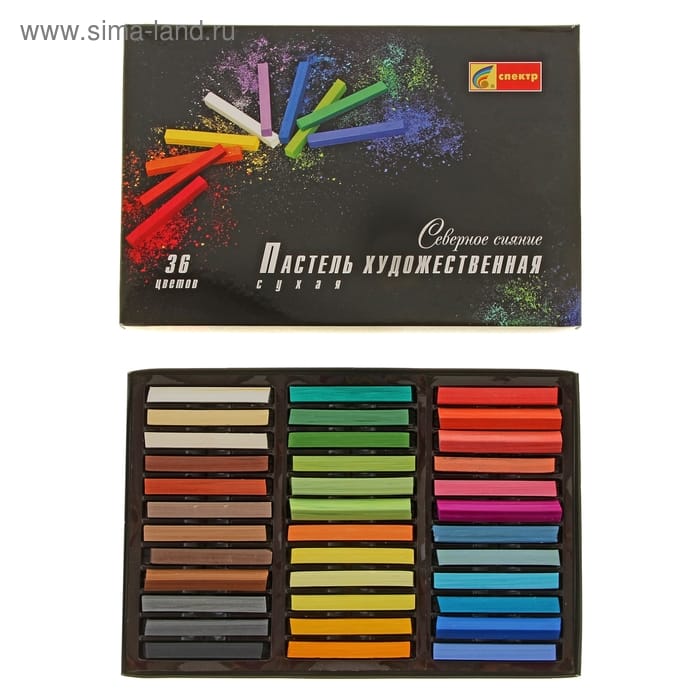 Пастель сухая Спектр Северное Сияние 36цв 06С-407 1051433