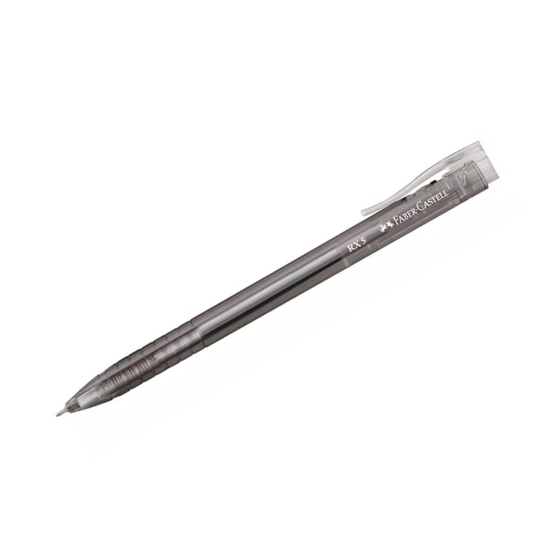 Ручка шариковая автоматическая Faber-Castell "RX5" черная, 0,5мм, черный корпус 545399