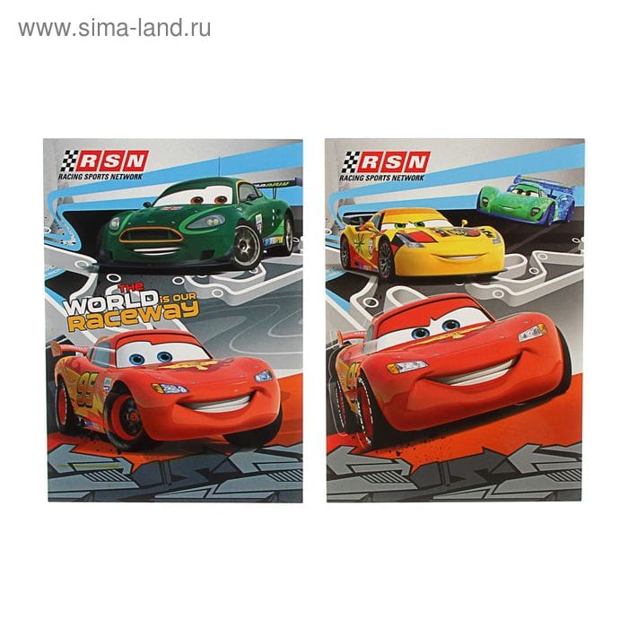 Блокнот 40л Клей 120*170 D3089,D3090-EAC выб УФ Cars