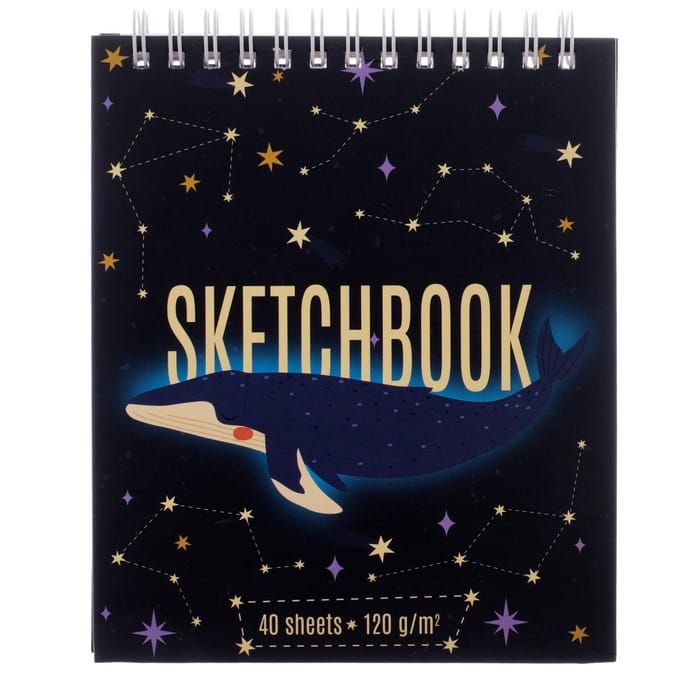 Скетчбук. Альб д.рис 40л Wсп А6 11279-EAC обл БЦ мат лам 120г Sev (гофр40_(10*4))