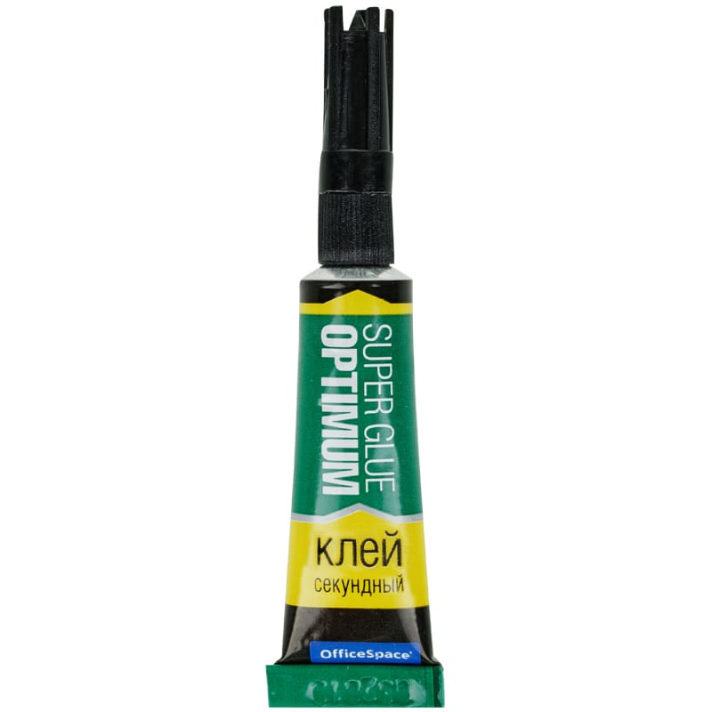 Клей секундный OfficeSpace "Super Glue Optimum", 3г, лента 278008