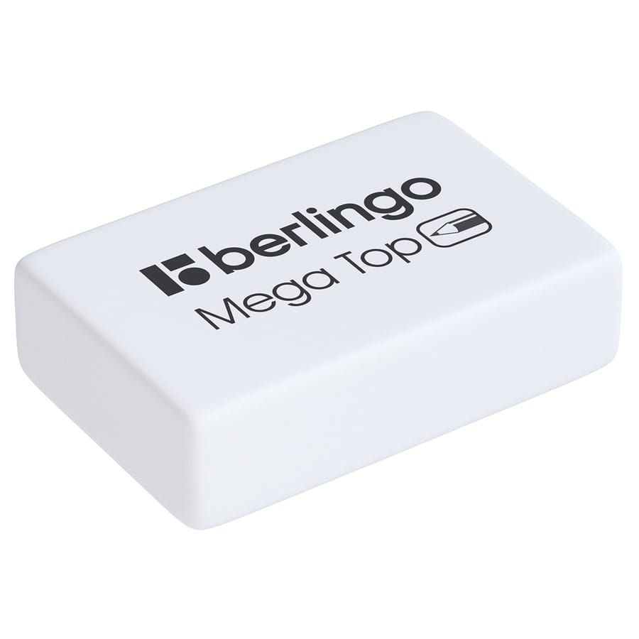 Ластик Berlingo "Mega Top", прямоугольный, натуральный каучук, 32*18*8мм BLc_00012