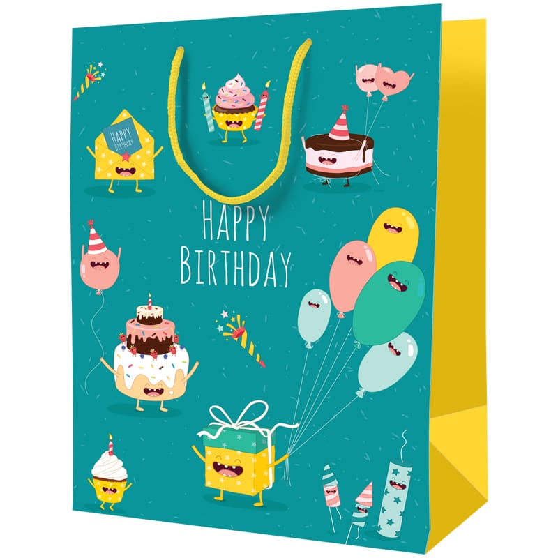 Пакет подарочный 18*23*10см ArtSpace "Birthday", ламинированный