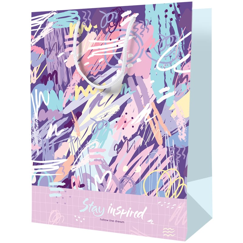 Пакет подарочный 18*23*10см ArtSpace "Stay inspired", ламинированный Cm_39768