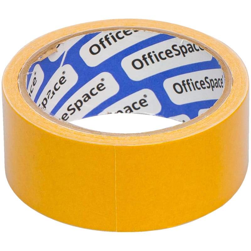 Клейкая лента двусторонняя OfficeSpace, 38мм*10м, полипропилен КЛД_22262