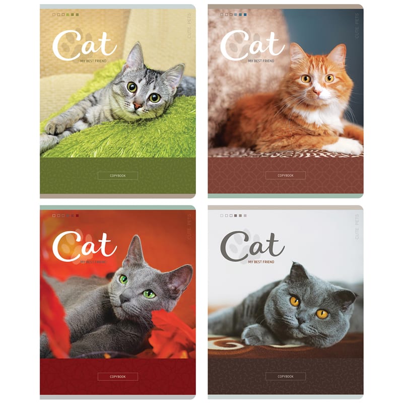 Тетрадь 48л., А5, клетка ArtSpace "Питомцы. Cute pets", эконом Т48кС_18806