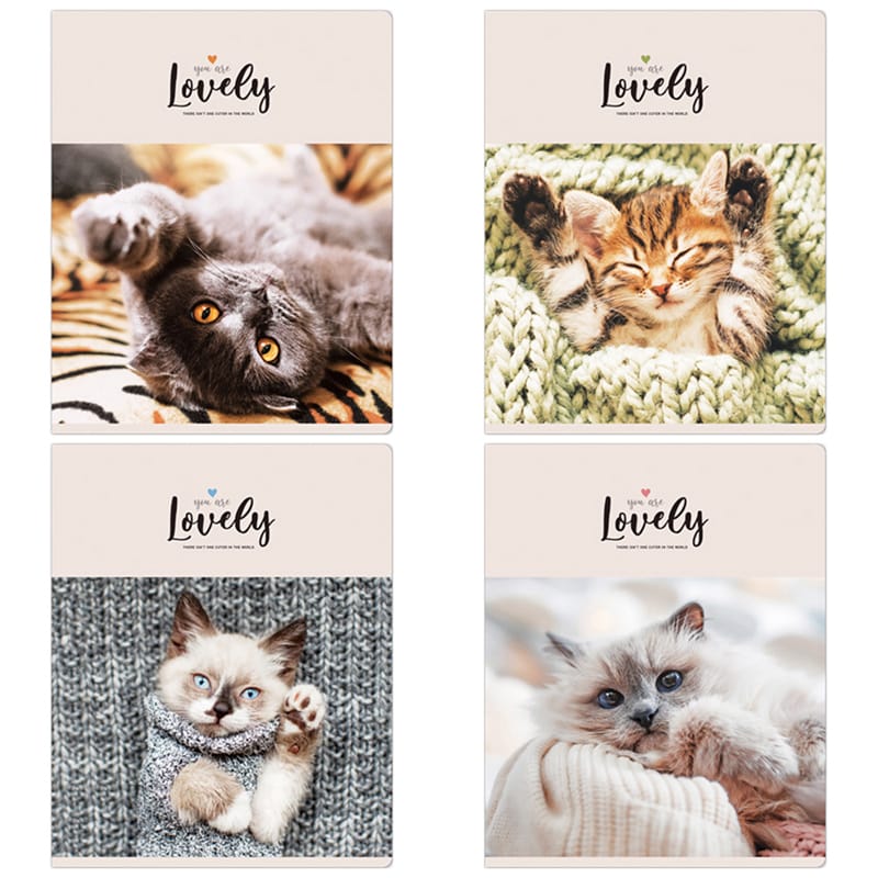 Тетрадь 48л., А5, клетка ArtSpace "Питомцы. Lovely Cat", эконом Т48кС_42948
