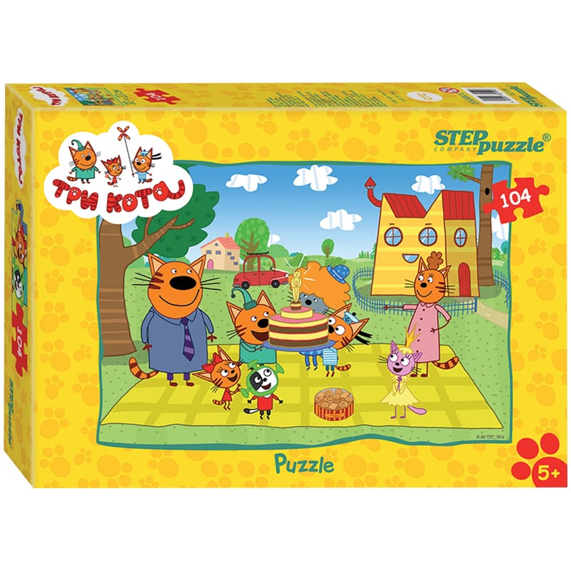 Пазл  104 эл. Step Puzzle "Три кота" 82156