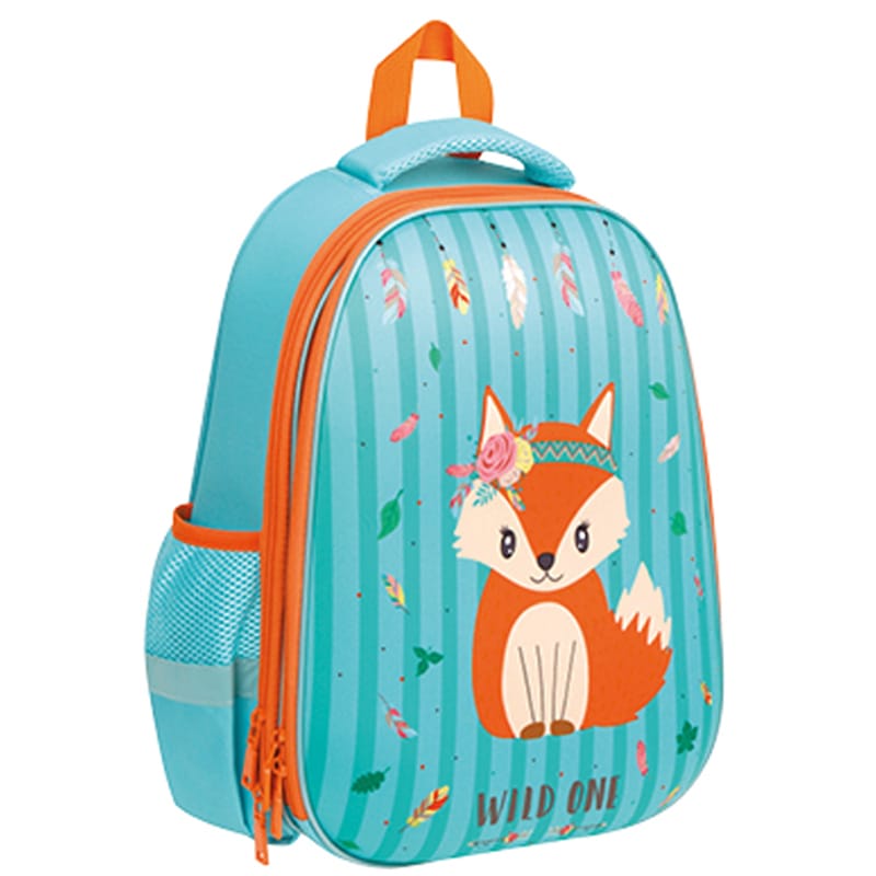 Ранец ArtSpace School Friend "Wild Fox" 39*30*18см, 2 отделения, 2 кармана, анатомическая спинка Uni