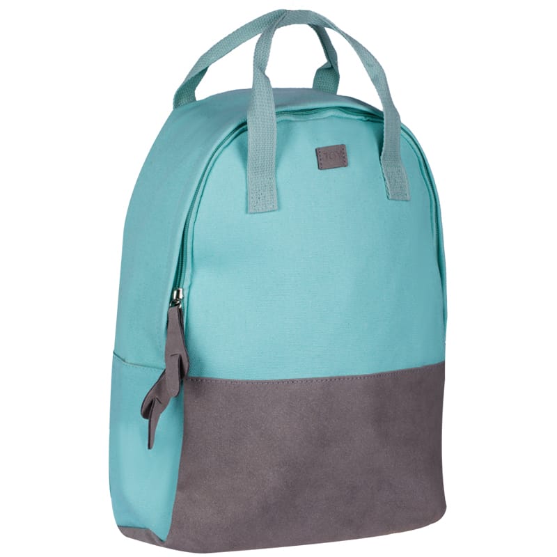 Рюкзак ArtSpace Casual "Soft mint"38*30*13см, 1 отделение, 2 кармана, иск. замша/канва Tn_19832