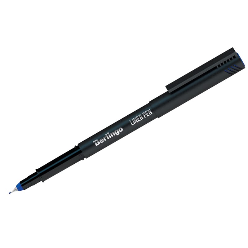 Ручка капиллярная Berlingo "Liner pen" синяя, 0,4мм CK_40682