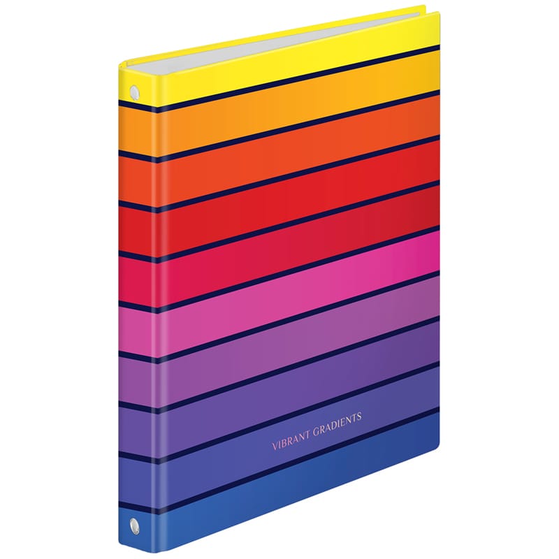 Тетрадь на кольцах А4, 100л., 7БЦ, ArtSpace "Узоры. Vibrant gradient", глянцевая ламинация ТК100А4_3