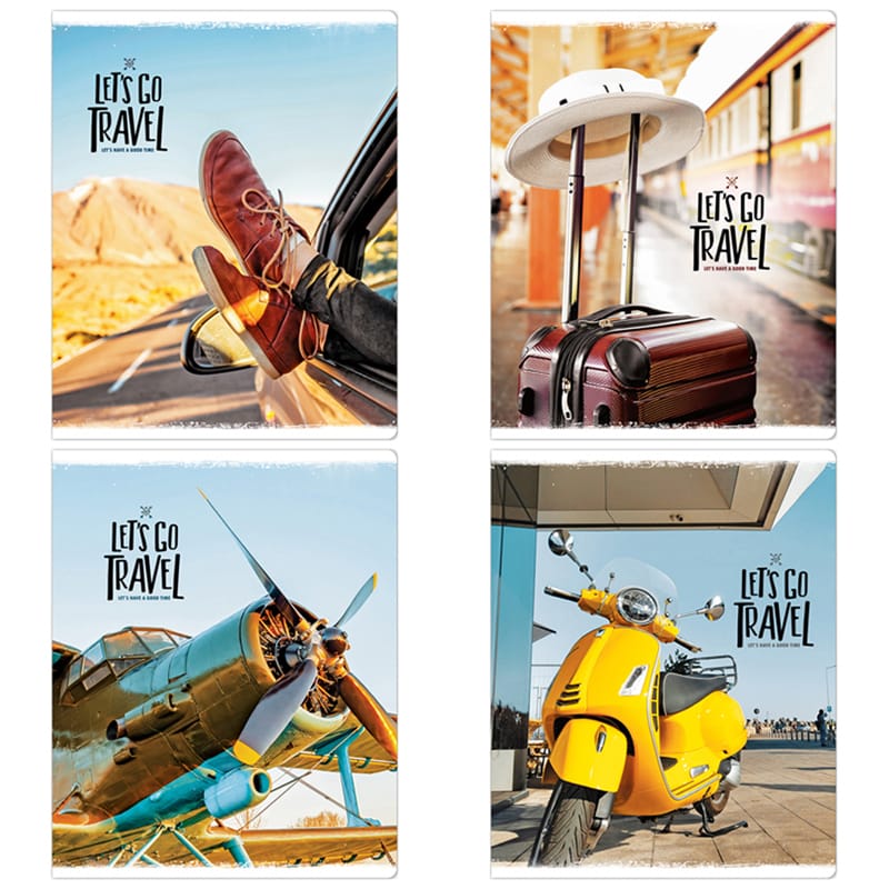 Тетрадь 48л., А5, клетка ArtSpace "Путешествия. Let's go travel", эконом Т48кС_42960