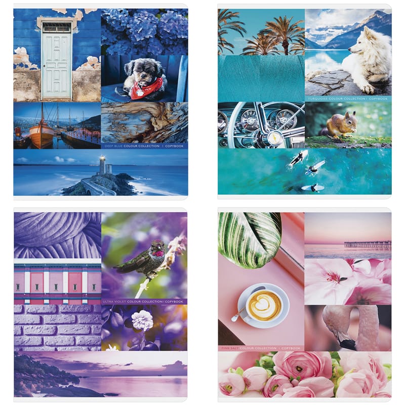 Тетрадь 48л., А5, клетка ArtSpace "Стиль. Colourful collage" Т48к_24338